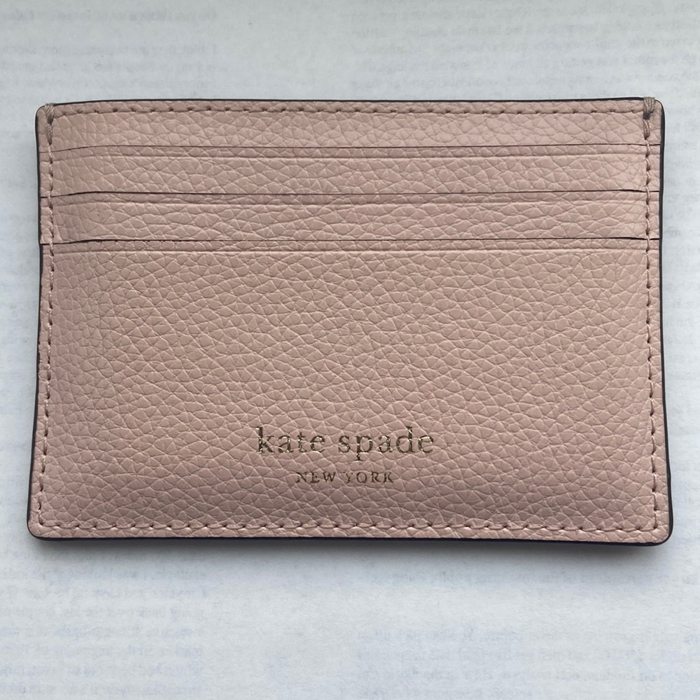 Kate Spade Small Slim Card Holder Pink